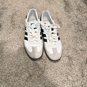 Adidas White and Black Sambas
